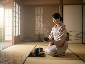 Ceremonial matcha ritual from Japan